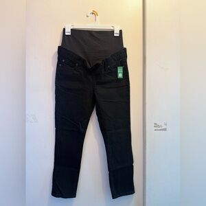 GAP Black Skinny Maternity Jeans with Overband